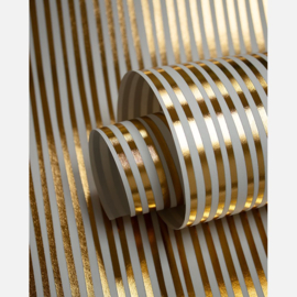 Studio Ditte Strepen behang goud (met gratis lijm!)