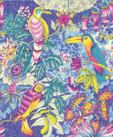 Eijffinger Wallpower Junior 364122 Birds in Paradise Blue