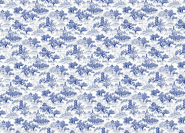 Creative Lab Chinoiserie Blue 389,6cm x 280cm hoog (met gratis lijm!)