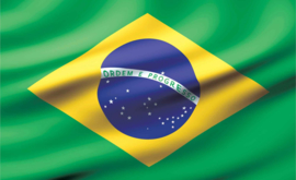 Fotobehang vlag Brazilië