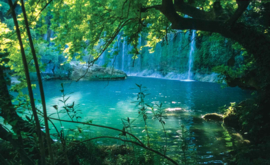 Fotobehang Tropische Waterval