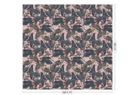 Kek Book V wp-811 Parrots 292,2cm breed x 280cm hoog (met gratis lijm!)