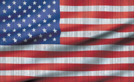 Fotobehang vlag USA America
