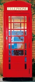 Fotobehang Idealdecor 00549 Telephone Box