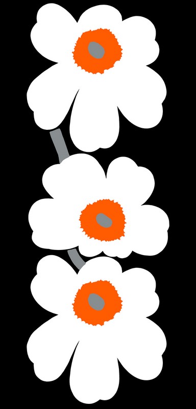 Marimekko 07 Unikko 60 Anniversary 25991 140cm x 300cm hoog (met gratis lijm!)