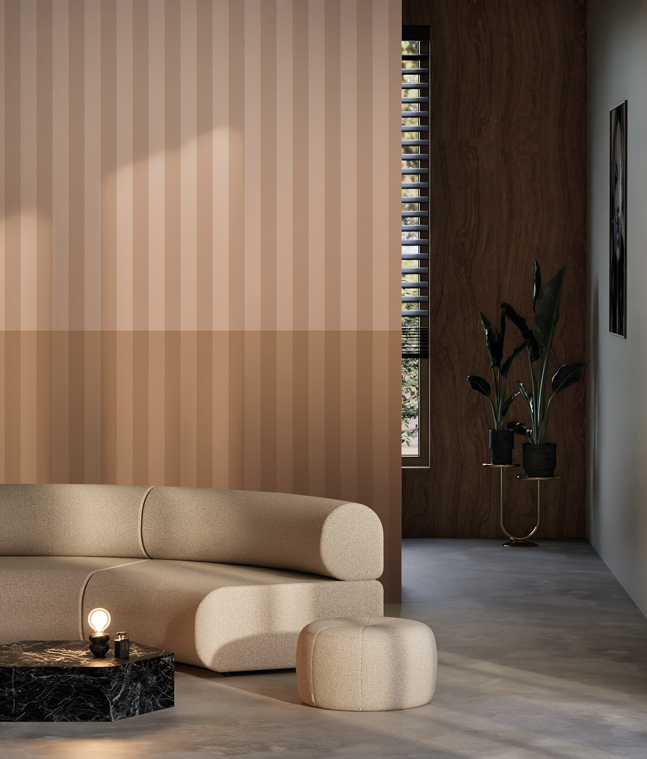 Kek Amsterdam Frans Uyterlinde Gradient Stripes FU-020 (met gratis lijm!)