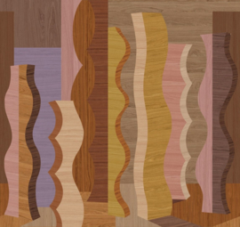 Hookedonwalls Bossa Nova Lounge 22480 mural (met gratis lijm!)