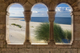 Fotobehang Uitzicht op het Strand