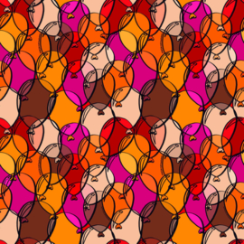 HookedOnWalls Enriquezland 25524 Balloons (met gratis lijm!)