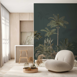 Annet Weelink Tropical Wilderness Dark Mural (met gratis lijm!)