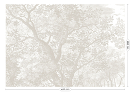 Kek Book III wp-776 Engraved Landscapes 400cm breed x 280cm hoog