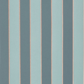 Osborn & Little Regency Stripe W7780-07 Duck Egg Copper