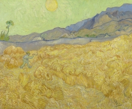 fotobehang BN Wallcoverings Van Gogh 30544 Korenveld met maaier