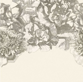 Eijffinger Museum 307404 Wallpower Flower Fall Black&White