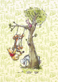 Komar fotobehang DX4-017 Winnie Pooh In The Wood