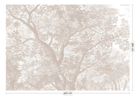 Kek Book III wp-778 Engraved Landscapes 400cm breed x 280cm hoog