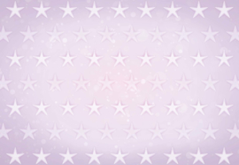 Fotobehang Stars Pattern Light Purple