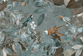 Fotowand Tropical jungle by Andrea Haase afm. 400cm x 270cm hoog