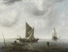 Dutch Painted Memories 8002 Anchored ships Jan van de Capelle