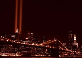 Fotobehang New York City Brooklyn Bridge