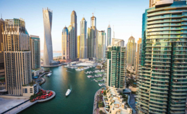 Fotobehang Dubai City Marina
