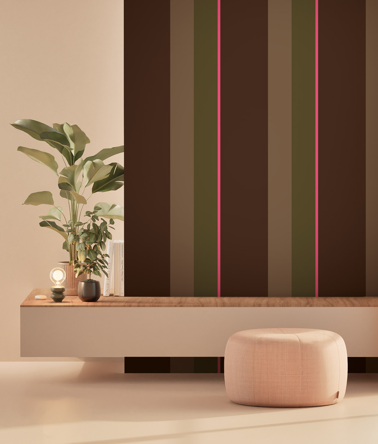 Kek Amsterdam Frans Uyterlinde Bold Stripes FU-010 (met gratis lijm!)