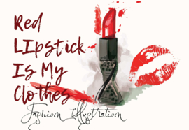 Fotobehang Red Lipstick