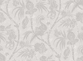 Hookedonwalls Scalamandré JV26044 Balinese Peacock (met gratis lijm!)