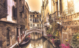 Fotobehang Venetië Canal