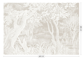 Kek Book III wp-767 Engraved Landscapes 400cm breed x 280cm hoog