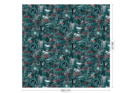 Kek Book V wp-692 Underwater Jungle 292,2cm breed x 280cm hoog (met gratis lijm!)