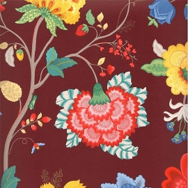 Eijffinger Pip Studio behang 341033 Floral Fantasy Burgundy