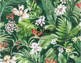 Esta Jungle Fever wallpaper XXL 158893 tropische bladeren en bloemen