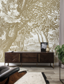 Kek Gold MW-040 Engraved Landscapes 200cm breed x 280cm hoog