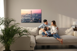 Canvasdoek Panorama Of Paris