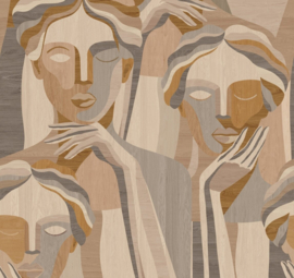 Hookedonwalls Bossa Nova Lounge 22475 mural (met gratis lijm!)