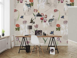 Floral Utopia INK7586 fotobehang afm. 200cm breed x 280cm hoog