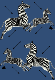 Hookedonwalls Scalamandré JV26002 Zebras (met gratis lijm!)