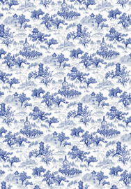 Creative Lab Chinoiserie Blue 194.8cm x 280cm hoog (met gratis lijm!)