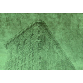 Fotobehang New York City Groen