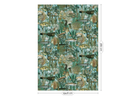 Kek Book V wp-688 Underwater Jungle 194,8cm breed x 280cm hoog (met gratis lijm!)
