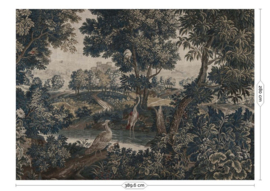 Kek Book V wp-802-r Landscape Tapestries 389,6cm breed x 280cm hoog (met gratis lijm!)