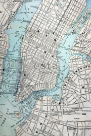 Esta Photowall XL 157702 Old street map New York