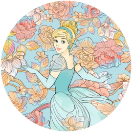 Komar DD1-003 Cinderella Pastel Dreams behangcirkel zelfklevend 125cm