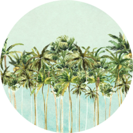 Komar D1-093 Coconut Trees behangcirkel 125cm zelfklevend