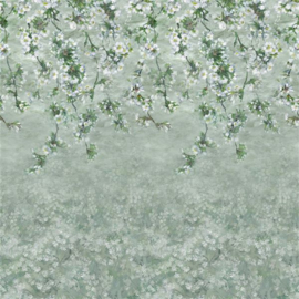 Designers Guild PDG1133/02 Assam Blossom Sage 140cm x 300cm hoog