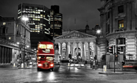 Fotobehang City London Red Bus