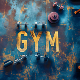Fotobehang Gym