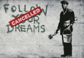 Fotobehang Banksy Graffiti