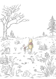 Komar Into Adventure IADX4-043 Winnie the Pooh Walk 200cm x 280cm hoog
